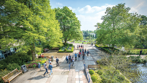 University of Bath campus shot