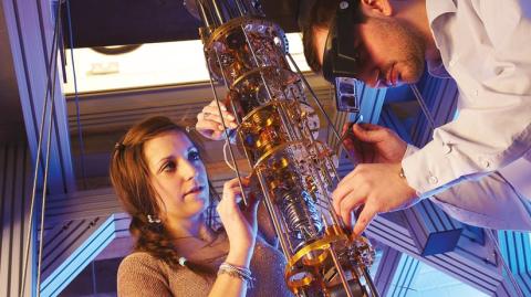 Royal Holloway science students